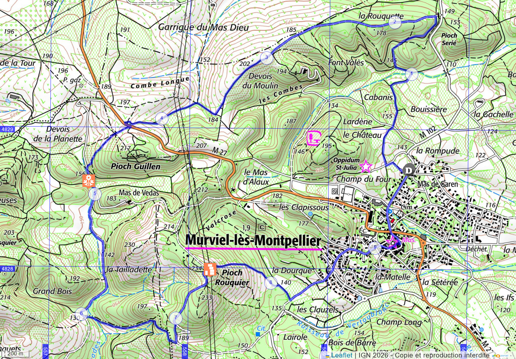 murviel-chêne de védas